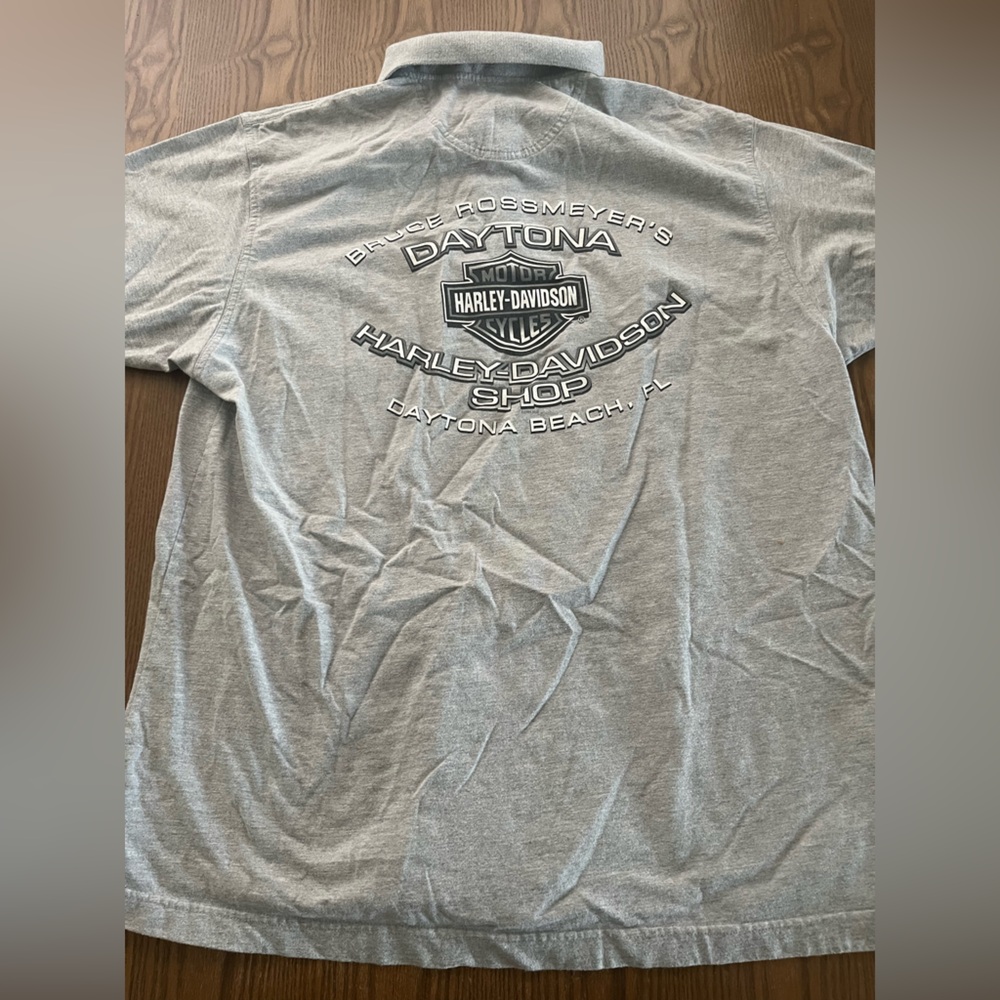 Harley-Davidson Light Gray Polo Shirt